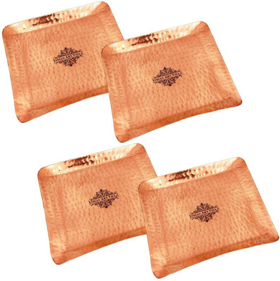 IndianArtVilla Tray Set(Pack of 4)