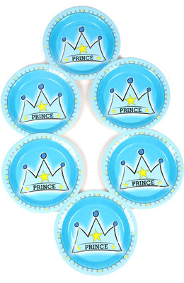 

Funcart Prince Crown Theme 7 Inch Plate(Pack of 6)