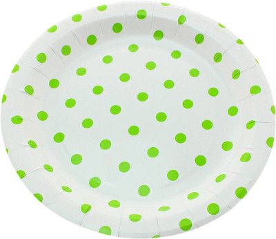 

Funcart Polka Dot Round Plate Set(12 Units)