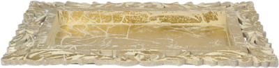 33% OFF on BOE Gold Lasercut Tray Tray(Tray) 33% OFF on BOE Gold Lasercut Tray Tray(Tray)