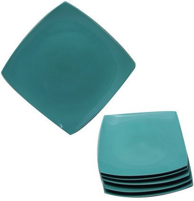 

Sunshine Snacks Plates Plain In Royal Sea Green Colour By Sunshine... Plate Set(6 Units)
