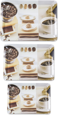 

RECON 3 Pcs Serving Tray Tray Set(Pack of 3)