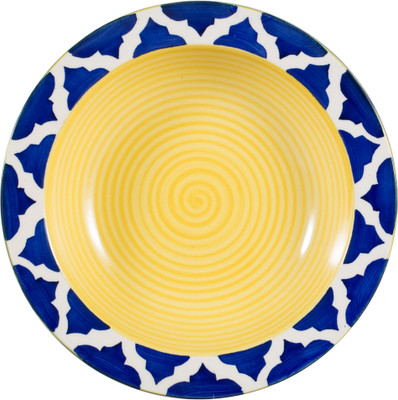 

Caffeine Blue Mehrab Jaal Plate