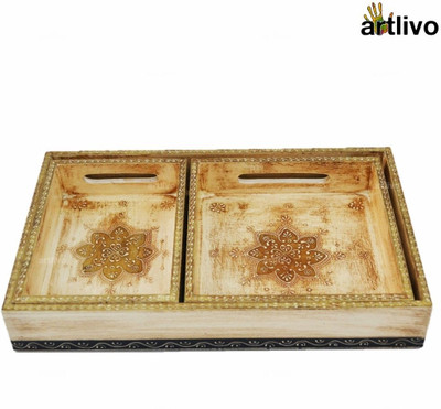 

Artlivo Embossed Tray Set(Pack of 3)