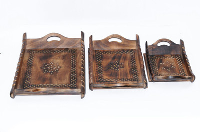 

Univocean Univ_TR059 Tray Set(Pack of 3)