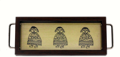 

I Village Steel handle tray Tray