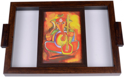 

Grace Occasions Handpainted Ganesha Tray