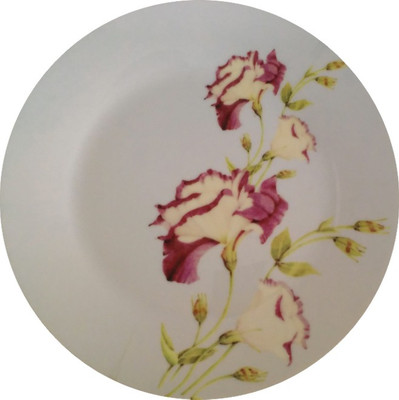 

fabulloso Leaf Designs Shaded Grey Floral Quarter Plate