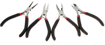 DIY Crafts™ 4PC Mixed Needle Round Nose Pliers Tool Kit Round Nose Plier(Length : 5 inch)