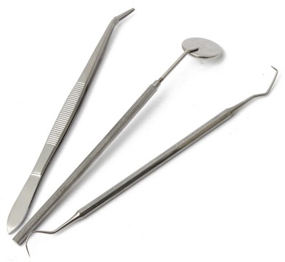 DIY Crafts™ 3PC Dental Plier Set Pincer Plier(Length : 8 inch)