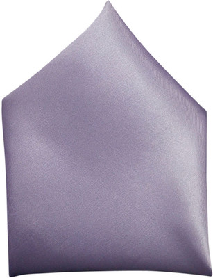 

Blacksmithh Solid Satin Pocket Square, Purple