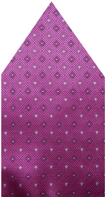 

Navaksha Graphic Print Microfibre Pocket Square, Purple