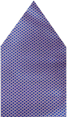 

Navaksha Geometric Print Microfibre Pocket Square, Pink