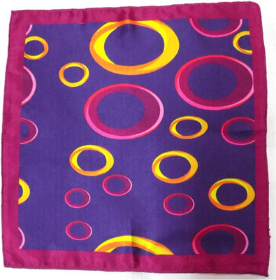 

Forty Hands Printed Polyester Pocket Square, Blue