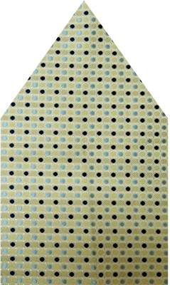 

Navaksha Polka Print Microfibre Pocket Square, Yellow