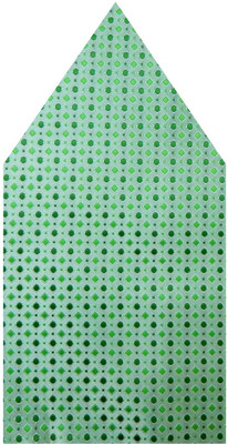 

Navaksha Graphic Print Microfibre Pocket Square, Green