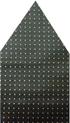 

Navaksha Graphic Print Microfibre Pocket Square, Brown