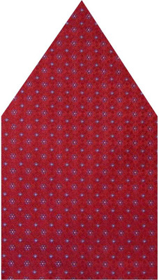 

Navaksha Floral Print Microfibre Pocket Square, Red