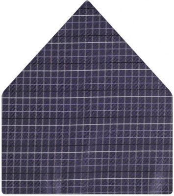 tiekart Checkered Cotton Blend Pocket Square