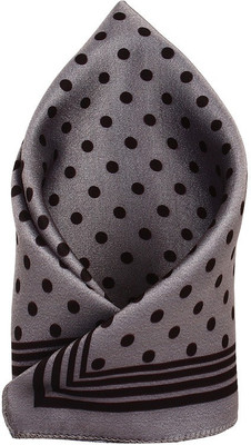 

His Honour Printed Micro Polyester Pocket Square, Multicolor