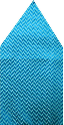 

Navaksha Graphic Print Microfibre Pocket Square, Green