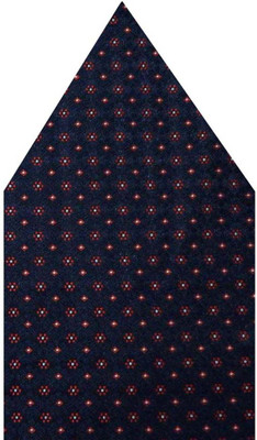 

Navaksha Floral Print Microfibre Pocket Square, Blue