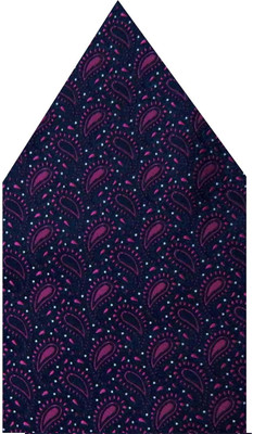 

Navaksha Floral Print Microfibre Pocket Square, Blue