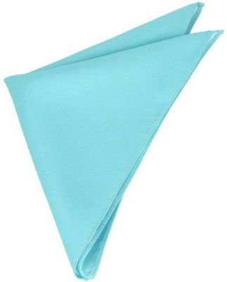 

Bsquare Solid Microfibre Pocket Square, Light blue