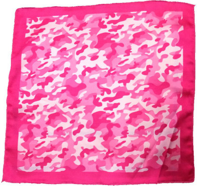 

Forty Hands Printed Polyester Pocket Square, Pink