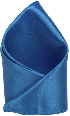 Eccellente Solid Satin Blend Pocket Square