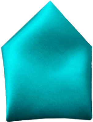 

Blacksmithh Solid Satin Pocket Square, Blue