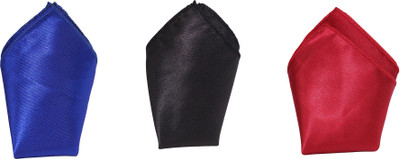 Style N Fashion Solid Silk Pocket Square, Pqc17mix