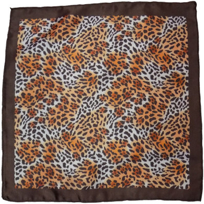 

Forty Hands Printed Polyester Pocket Square, Brown