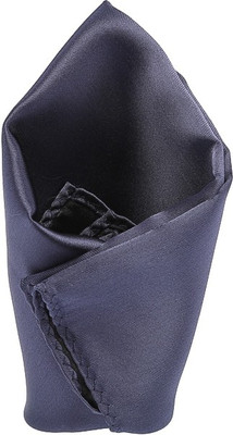 

Apsa Solid Satin Pocket Square, Grey