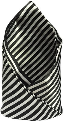 

Vibhavari Striped Microfibre Pocket Square, Multicolor
