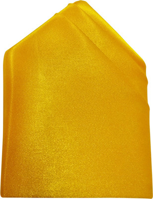 

Serebro Arts Solid Polyester Pocket Square, Multicolor