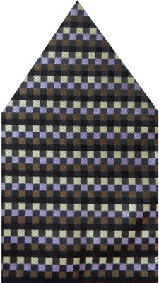

Navaksha Graphic Print Microfibre Pocket Square, Multicolor
