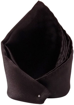 

Forty Hands Solid Microfibre Pocket Square, Brown
