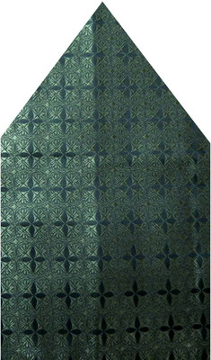 

Navaksha Floral Print Microfibre Pocket Square, Green
