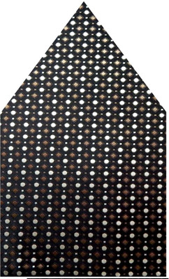 

Navaksha Graphic Print Microfibre Pocket Square, Brown