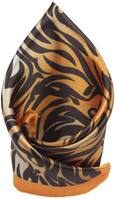 

His Honour Printed Micro Polyester Pocket Square, Multicolor