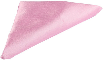 Bsquare Solid Satin Blend Pocket Square