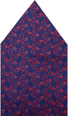 

Navaksha Floral Print Microfibre Pocket Square, Blue