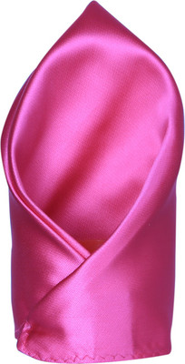 

Clareo Solid Microfibre Pocket Square, Pink