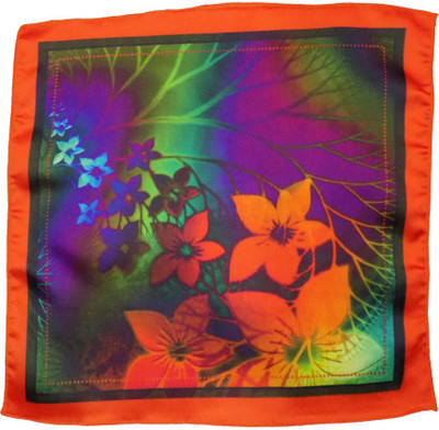 

Forty Hands Printed Polyester Pocket Square, Multicolor