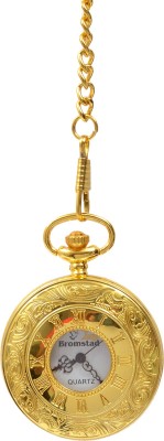 Bromstad Antique 1005GW I P Gold Plating Metal Pocket Watch Chain   Watches  (Bromstad)