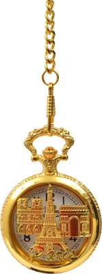 Bromstad Antique 1001GW I P Gold Plating Metal Pocket Watch Chain   Watches  (Bromstad)