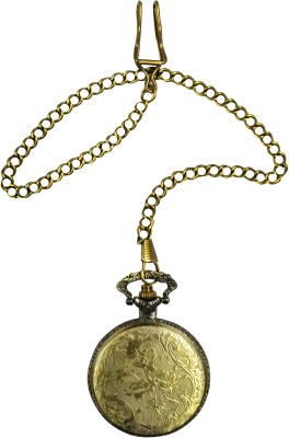 Blingxing Designer Bronze POCKETW1 Chrome-plated Stainless Steel Pocket Watch Chain   Watches  (Blingxing)