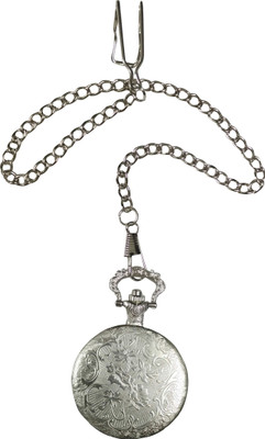 

Posh Designer Silver CHAIN3 Chrome-plated Stainless Steel Pocket Watch Chain