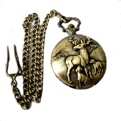 

Craftstoreindia Designer Vintage Antique119 Chrome-Plated Sterling Silver Pocket Watch Chain